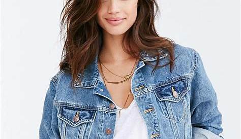 Blue Jean Jacket Outfits Trendy