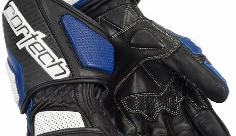 Large Blue Leather Motorcycle Motorbike Biker Gloves CE Armoured Vented