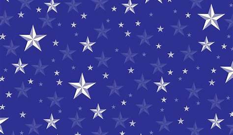 White Paper Stars on Blue Background. Stock Photo - Image of space