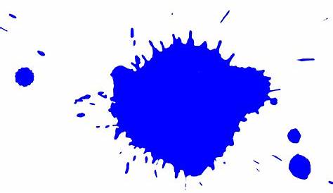 Blue Paint Splatter Png - ClipArt Best