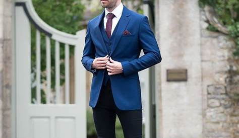 2017 New Leisure Business Men Work Wear Suits Navy Blue Blazer With
