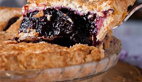 No-bake frozen blueberry pie - Family Food on the Table