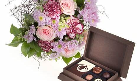 Blumenstrauß & Schokoladentafel - Blumen und Schokolade verschicken