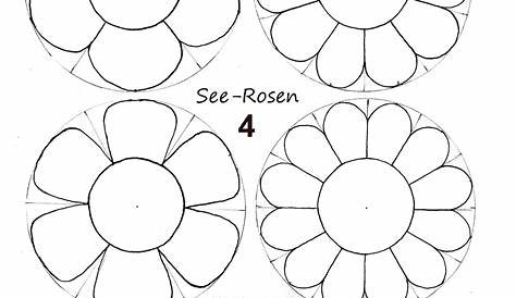 Blumen basteln: Anleitung mit 3 Druckvorlagen - AUSGEFUXT