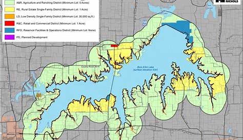 Bois D Arc Lake Zoning Map