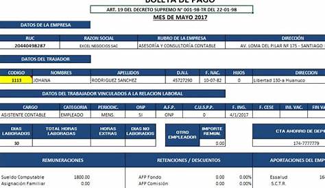 44566857-02 - 2017-Boleta de Pago PDF | PDF | Business