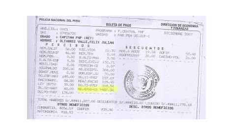 Modelos de Boletas de Pago