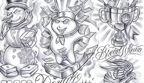 Image result for Boog Tattoo Flash Stencils | Boog tattoo, Chicano