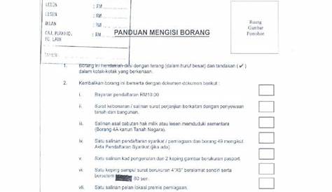 Borang Lesen Perniagaan Majlis Bandaraya Kuala Selangor