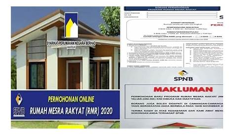 Pelan Rumah Mesra Rakyat / Permohonan Rumah Mesra Rakyat Spnb 2022