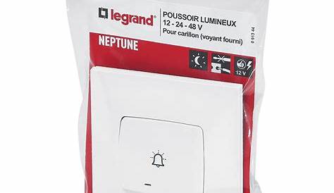 Bouton Poussoir Legrand Neptune 080506 Lumineux Blanc