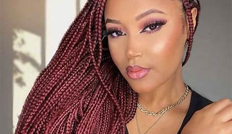 Box Braids African American Hair Feed In styles Popular styles Black Women