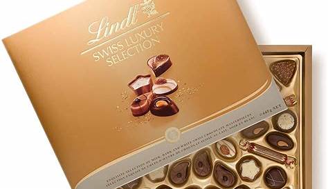 Lindt Lindor Assorted Chocolates Gift Box, Milk, Dark and Hazelnut