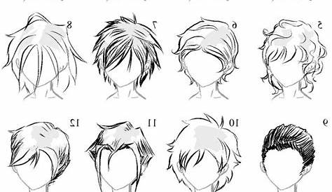 Boy Hair Styles Drawing Simple How To Draw - Anime 드로잉 스케치
