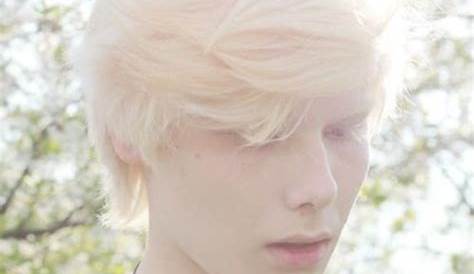 #white #hair #man #boy | White hair men, Boy hairstyles, White hair