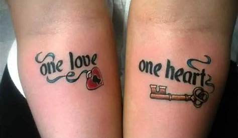 Boyfriend Girlfriend Relationship Matching Tattoos - | TattooMagz
