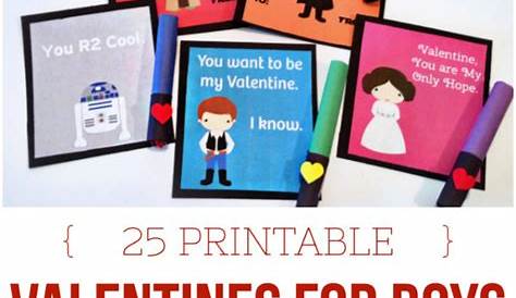 Boys Valentines Cards Diy Printable For Homemade Day