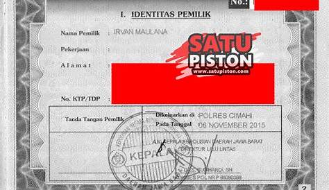 Mengenali BPKB Asli atau Palsu, Begini Ciri-cirinya - Otospector