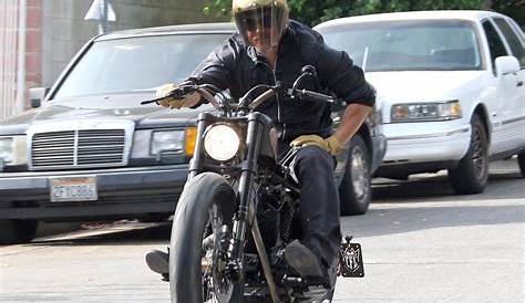 VIDEOS PHOTOS Brad Pitt motorcycle crash in Beverly Hills - starcasm.net