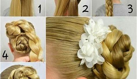 Braided Flower Hairstyle Step By Step Side Braid For Girls Youtube