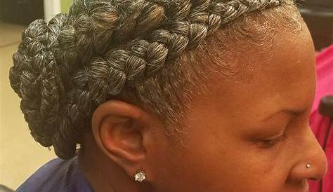Braiding Hairstyles For Older Black Women Quick Braid Styles Ladies - Iridescent-color