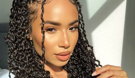 Braids Hairstyles 2023 With Curls Pin On HAIRSTYLES ･ﾟ