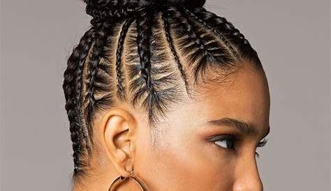 Braids Updo Styles For Black Women Senegalese Cornrow s Natural Hairstyles Braided