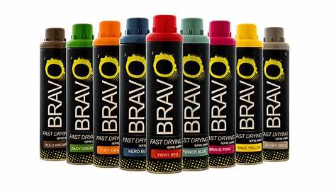 BRAVO® Spray Paint Packaging Design on Behance