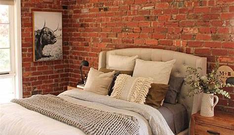 Brick Wall Bedroom Decor