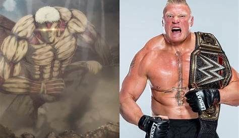 Addicted to Anime — And the armored titan is Brock Lesnar. Like us on...