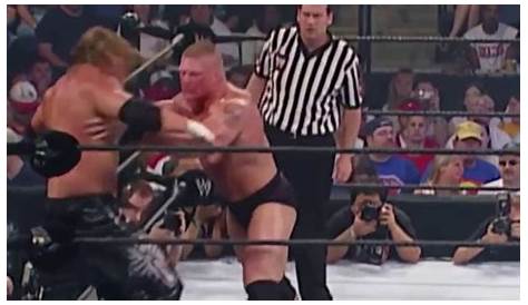 Brock Lesnar vs Test WWE King of the Ring 2002 HD - YouTube