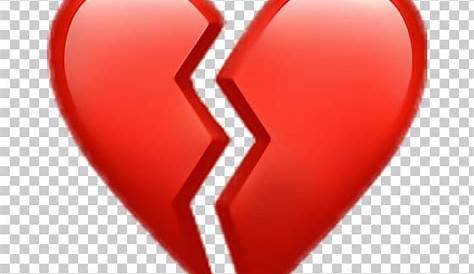 Heartbroken Emoji Heart Red Freetoedit - Heart,Heartbreak Emoji - free