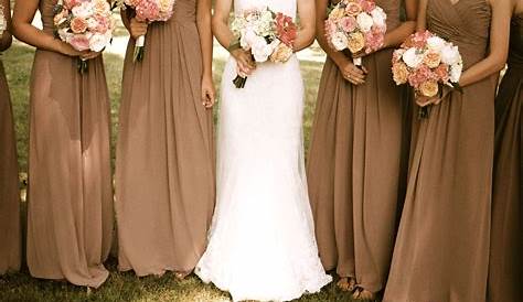 Brown Bridesmaid Dresses | Brown bridesmaid dresses, Bridesmaid dresses