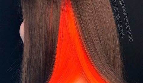 Brown Hair With Peekaboo Color 25 Cutest Highlights You'll See In 2019