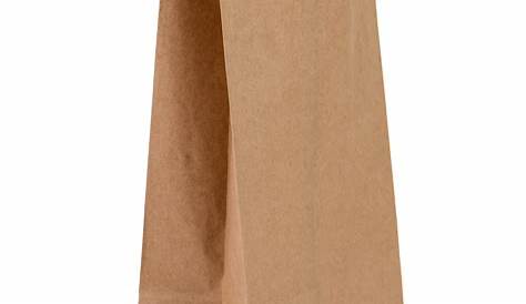 [500 COUNT] Large Brown Kraft Paper Bag (20 lb) - Paper Lunch Bags