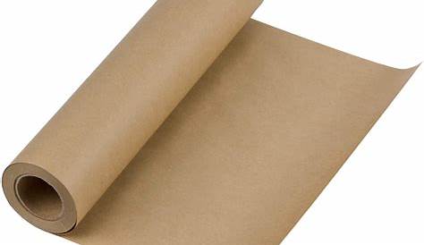 Brown Kraft Paper Roll - 36 Inch x 100 Feet - Recycled Paper Perfect f