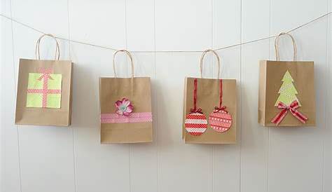Design 25 of Decorating Brown Paper Bags For Christmas | wrintingspree