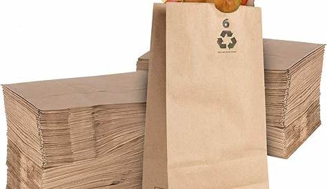 Brown Paper Lunch Bags 40 Pack (Pack of 30) - Walmart.com