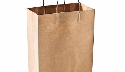 Brown Kraft Paper Gift Bags Bulk with Handles 100Pc Ideal for Shopping