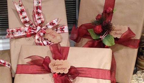 Pin by Kimberly Zambataro on Christmas | Gift wrapping, Gifts, Brown paper