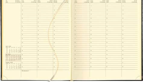Sigel Buchkalender SIGEL Conceptum Buchkalender 2024 A6 C2437, Fadenheftung