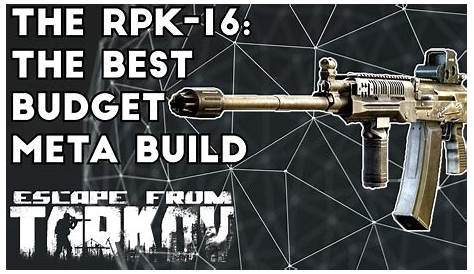 "RPK-16 Budget Meta Build - Escape From Tarkov" Sticker for Sale by