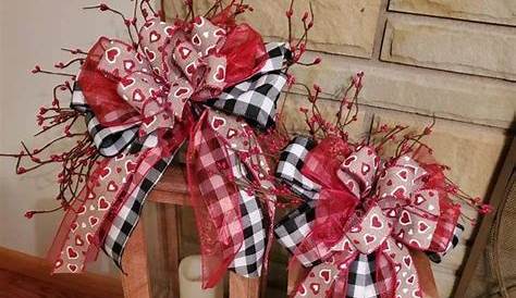 Buffalo Plaid Valentine Decor S Day Wreath Wreath Etsy