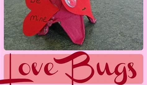 Personalized Love Bug Valentine's Day Craft | Kindergarten valentines