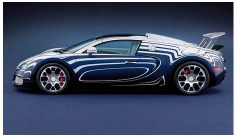 Bugatti Veyron Blue Porzellan - Sport Cars Modifite