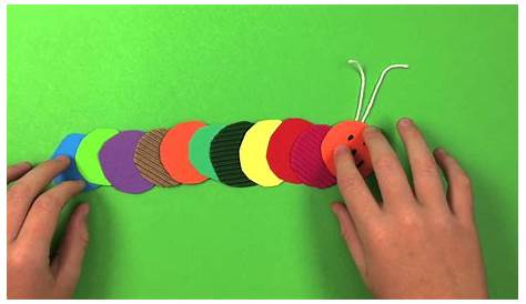 Build A Caterpillar Diy Kids Pper Crft How To Mke Cterpillr By Following Origmi