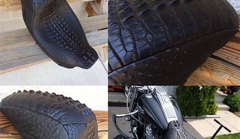 Hand Made Custom Motorcycle Seat by Alamo Custom Leather | CustomMade.com