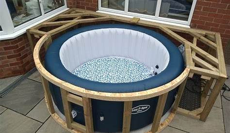 Building A Surround For An Inflatable Hot Tub Imge Result Infltble Steps Jcuzzi Gonflble Jcuzzi