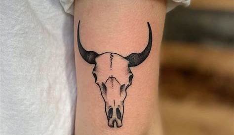 Longhorn skull tattoo Animal Skull Tattoos, Bull Skull Tattoos, Tatto