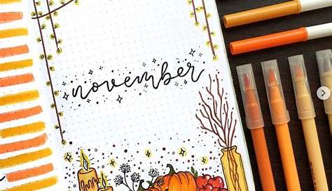 November Bullet Journal Inspiration - Rae's Daily Page